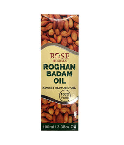 Rose Herbals Roghan Badam Oil Sweel Almond Oil - 100ml - Daily Fresh Grocery