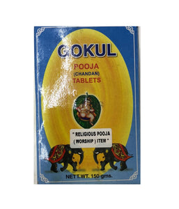 Gokul Pooja Chandan Tablets - 150gm - Daily Fresh Grocery