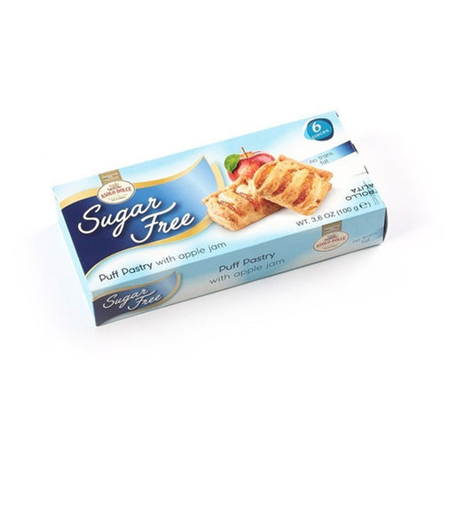 Asolo Dolce Sugar Free Puff Pastry With Apple Jam 100 Gm