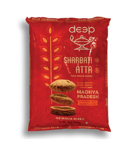 Deep Sharbati Atta Whole Wheat - 10 lbs - Daily Fresh Grocery
