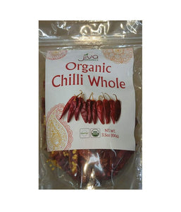 Jiva Organic Chilli Whole - 100 Gm - Daily Fresh Grocery