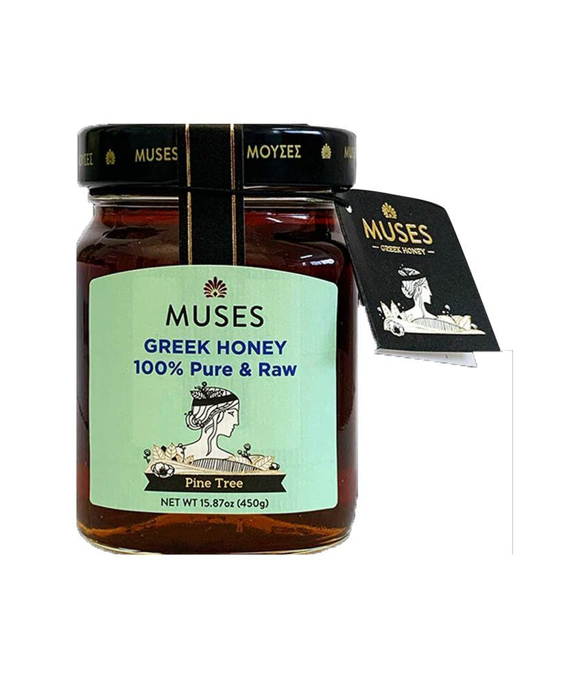 Muses Greek Honey 100% Pure & Raw - 450 Gm - Daily Fresh Grocery