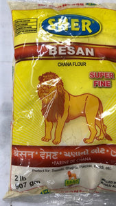 SHER Besan Super Fine - 2 lbs - Daily Fresh Grocery