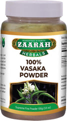 Zaarah Herbals 100% Vasaka Powder - 100gm - Daily Fresh Grocery