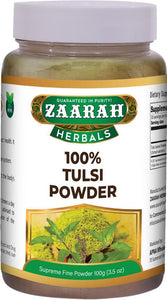 Zaarah Herbals 100% Tulsi Powder -100gm - Daily Fresh Grocery
