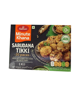 Haldiram's Minute Khana Sabudana Tikki - 320 Gm - Daily Fresh Grocery