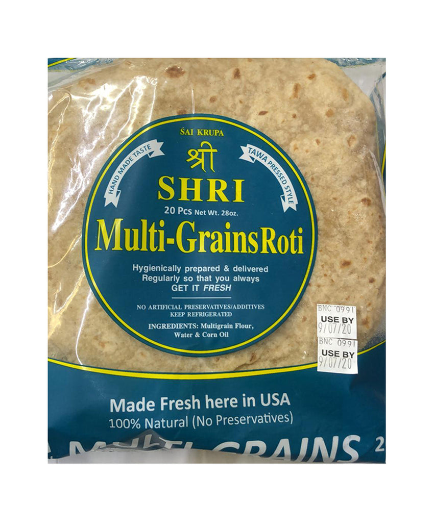 Shri Multi-Grains Roti 20 Pc'S - 28 Oz - Daily Fresh Grocery