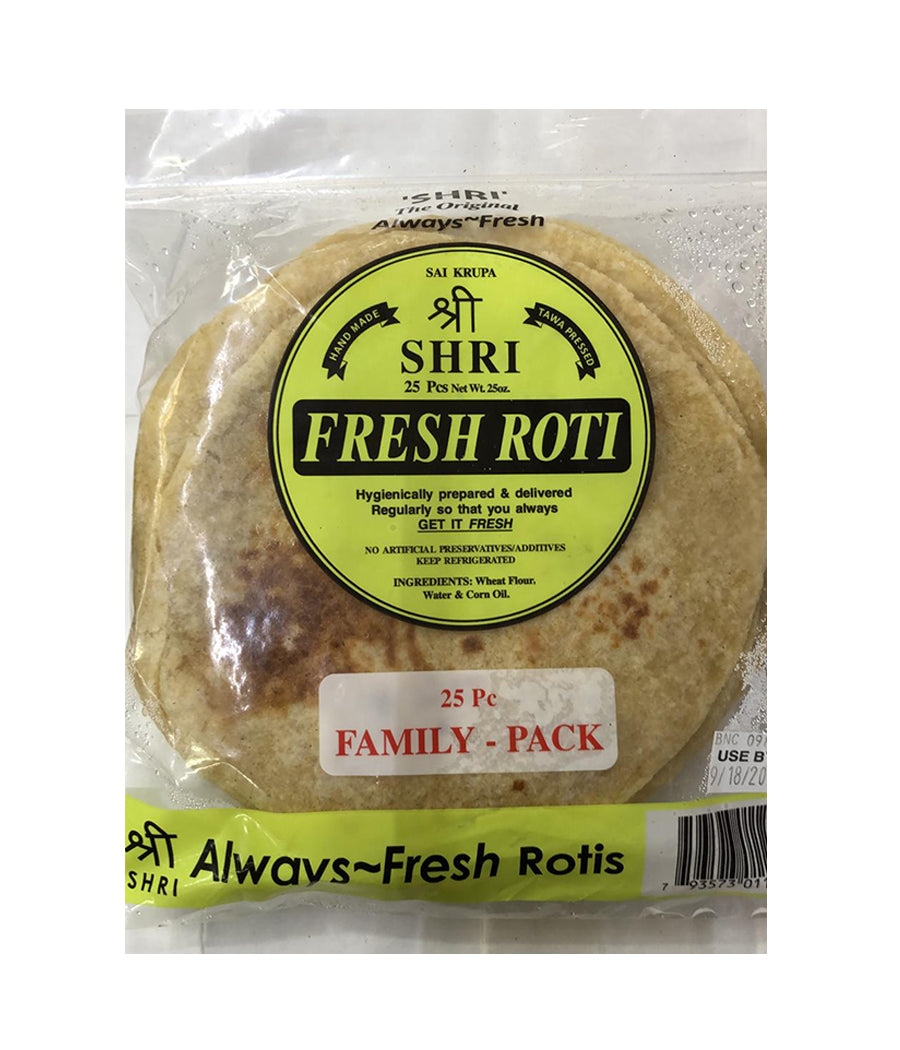 Shri Fresh Roti Shri Fresh Roti 25 Pc'S - 25 Oz