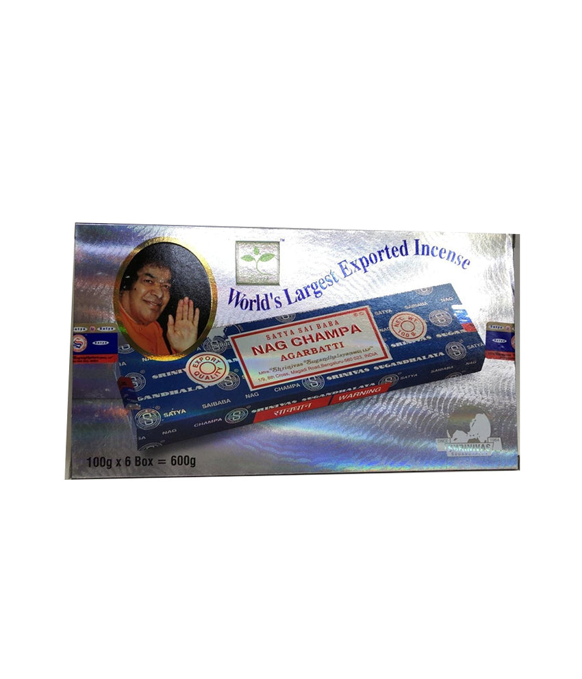 Satya Sai Baba Nag Champa Agarbatti - 100gm - Daily Fresh Grocery