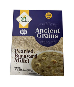 24 Mantra Organic Ancient Grains Pearled Barnyard Millet - 500 Gm - Daily Fresh Grocery