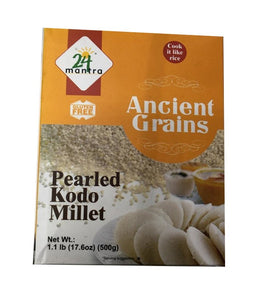 24 Mantra Organic Ancient Grains Pearled Kodo Millet - 500 Gm - Daily Fresh Grocery