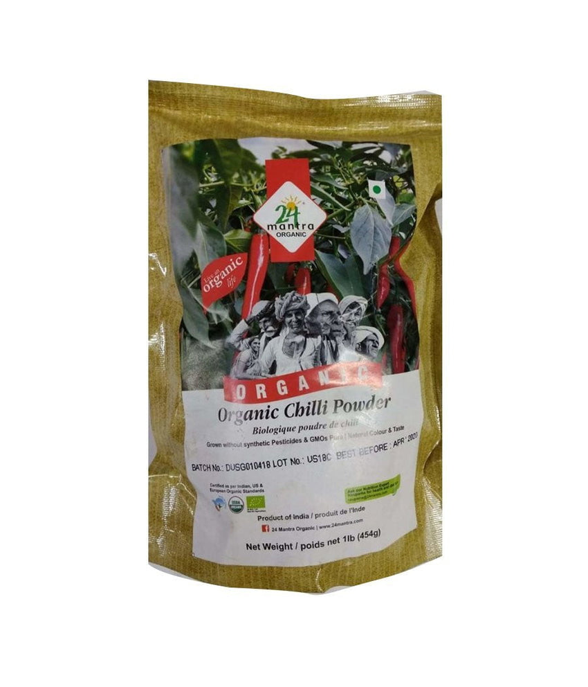 24 Mantra Organic Chilli Powder - 454 Gm - Daily Fresh Grocery