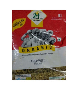 24 Mantra Organic Fennel Saunf  - 7 oz - Daily Fresh Grocery