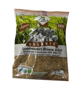 24 Mantra Organic Organic Sonamasuri Brown Rice - 2.2 lb - Daily Fresh Grocery