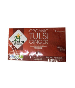 24 Mantra Organic Tulsi Ginger  - 37.5 Gm - Daily Fresh Grocery