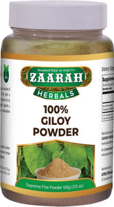 zaarah herbals 100% giloy powder - 100gm - Daily Fresh Grocery