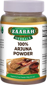 zaarah herbals 100% arjuna powder - 100gm - Daily Fresh Grocery