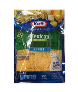 Kraft Mexican Style Four Cheese - 198gm - Daily Fresh Grocery