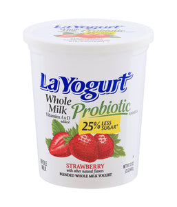 Law Yogurt Probiotic Whole Milk Strawberry - 907 Gm - Daily Fresh Grocery