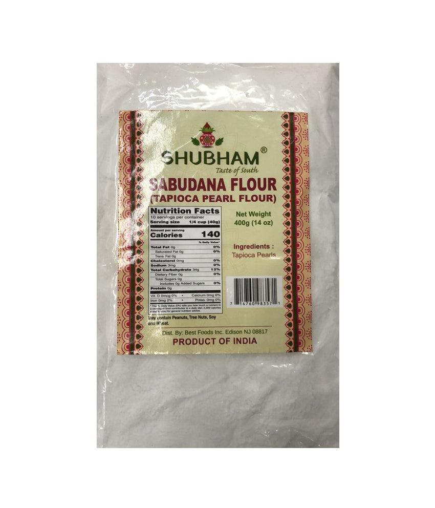 Shubham Sabudana Flour (Tapioka Pearl Flour) - 400 Gm - Daily Fresh Grocery