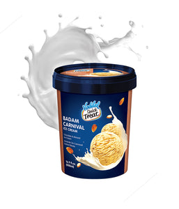Vadilal Premium Badam Carnival Ice Cream - 1 Ltr. - Daily Fresh Grocery