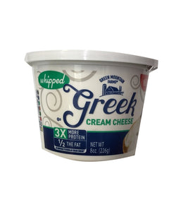 Green Mountain Greek Cream Cheese Whipped - 226gm - Daily Fresh Grocery