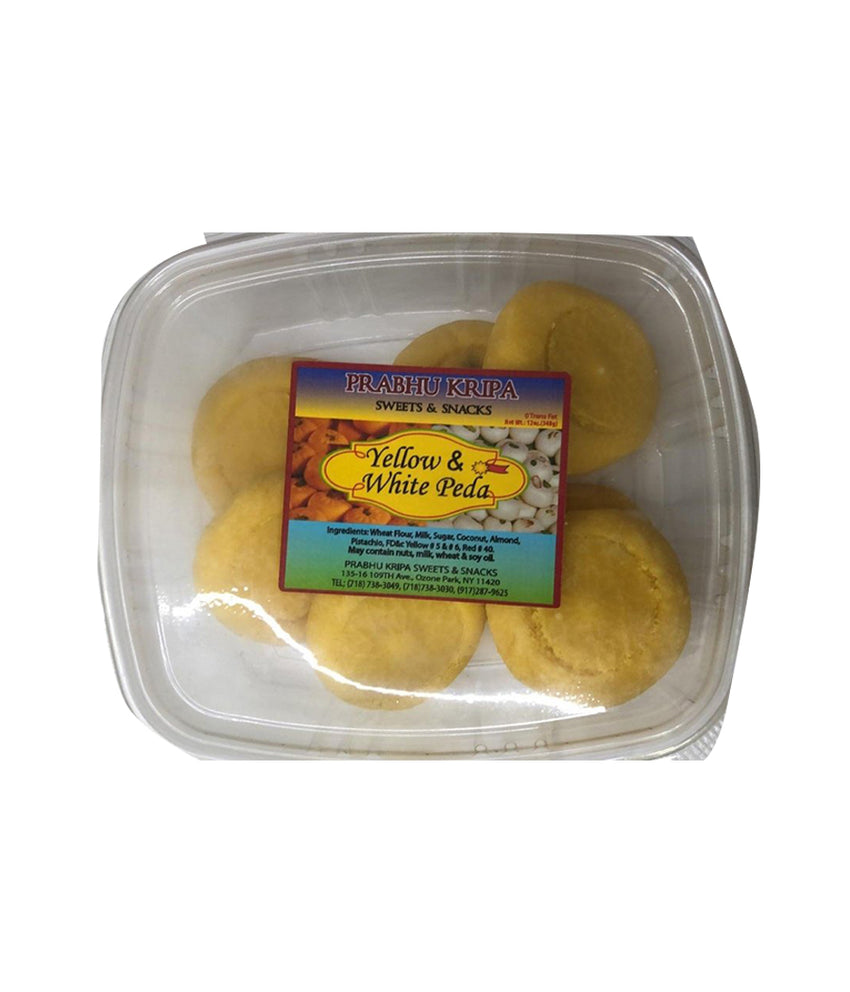 Prabhu Kripa Yellow & White Peda - 340gm - Daily Fresh Grocery