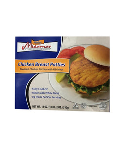 Midamar Chicken Breast Patties - 18 oz - Daily Fresh Grocery