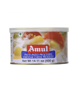 Amul Pasteurized Processed Cheddar Cheese - 400gm - Daily Fresh Grocery