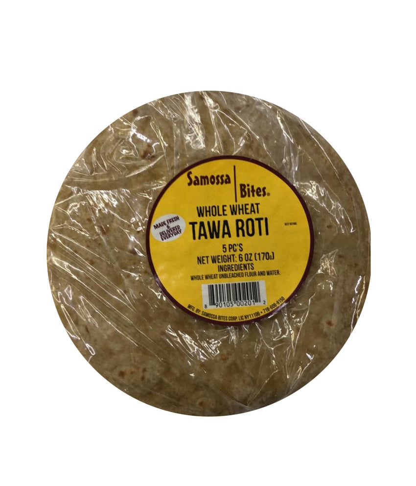 Samossa Bites Whole Wheat Tawa Roti 5 Pc's - 170gm - Daily Fresh Grocery