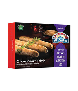 Al Safa Halal Chicken Seekh Kebab - 10.5 oz - Daily Fresh Grocery