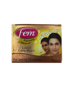 Fem Fairness Naturals Gold Creme Bleach - 64gm - Daily Fresh Grocery