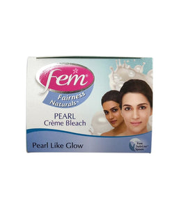 Fem Fairness Naturals Pearl Creme Bleach Like Glow - 64gm - Daily Fresh Grocery