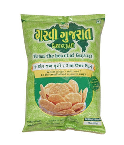 Garvi Gujarat 3 in One Puri - 285 Gm - Daily Fresh Grocery
