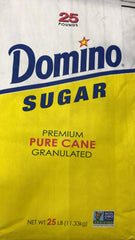 Domino Suger Premium Pure Cane - 25 Lbs - Daily Fresh Grocery