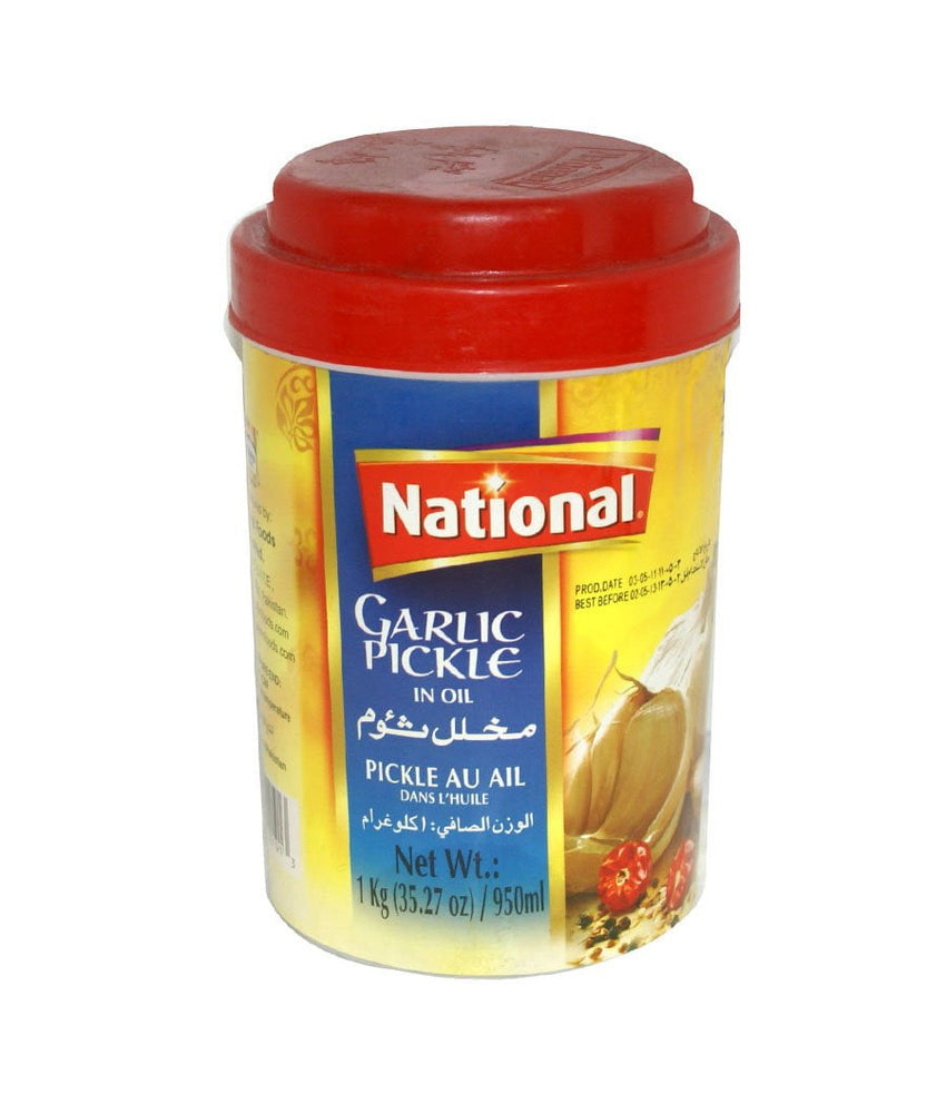 National Garlic Pickle in Oil 1 KG (35.27 OZ) 950 ML - Daily Fresh Grocery