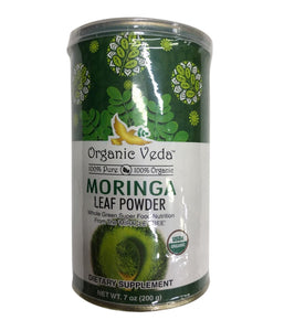 Organic Veda Moringa Leaf Powder - 200gm - Daily Fresh Grocery