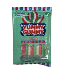 Yummy Gummy Sour Watermelon Belts - 100gm - Daily Fresh Grocery