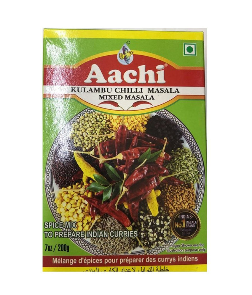 Aachi Kulambu Chilli Masala Mixed Masala - 200gm - Daily Fresh Grocery