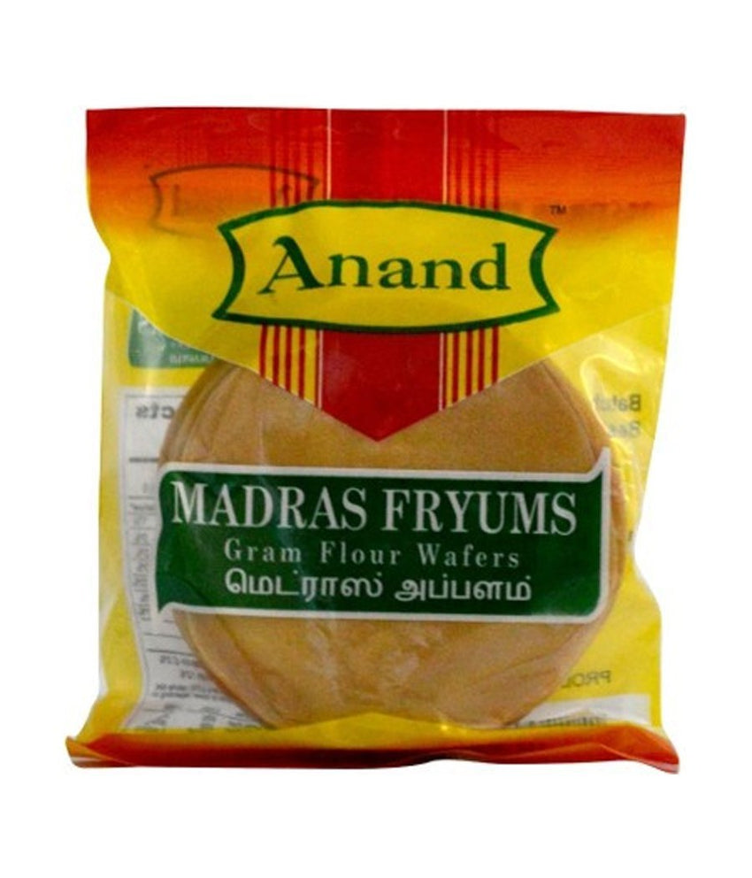 Anand Madras Fryums Gram Flour Wafer's - 200 Gm - Daily Fresh Grocery