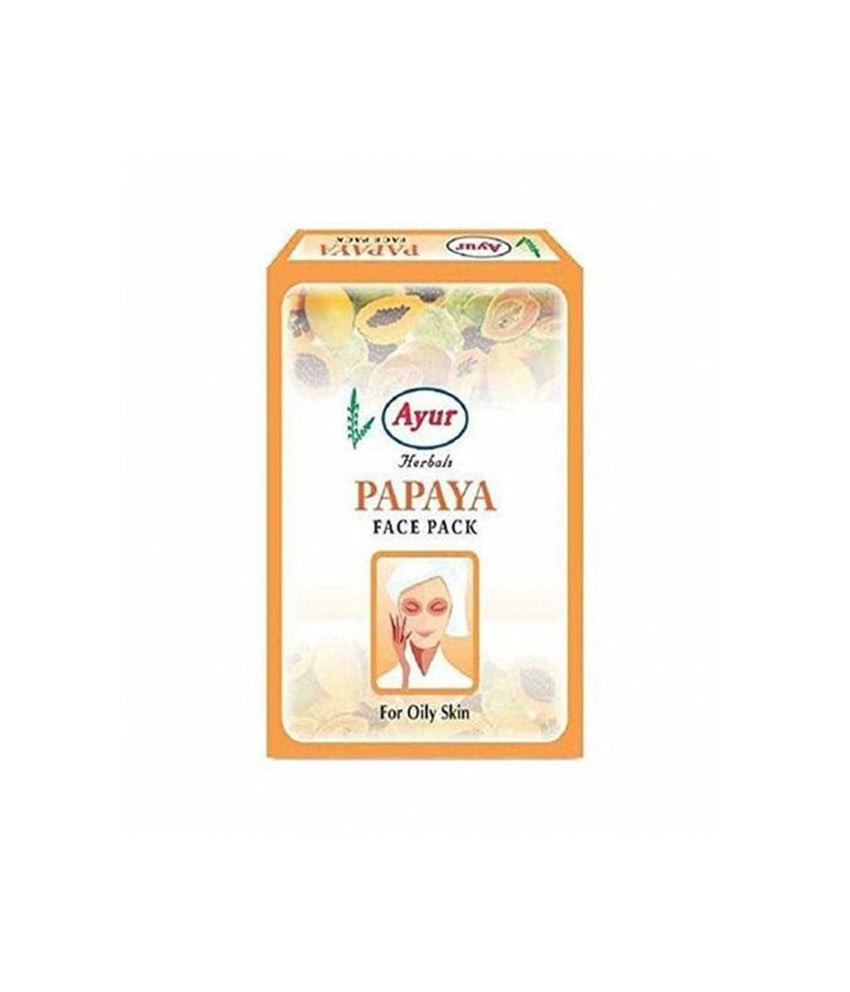 Ayur Papaya Face Pack for Oily Skin  (3.5 oz / 100 gram ) - Daily Fresh Grocery