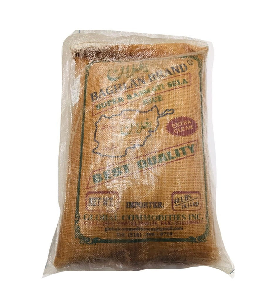 BAGHLAN BRAND – Super Basmati Sela Rice- 40Lbs - Daily Fresh Grocery
