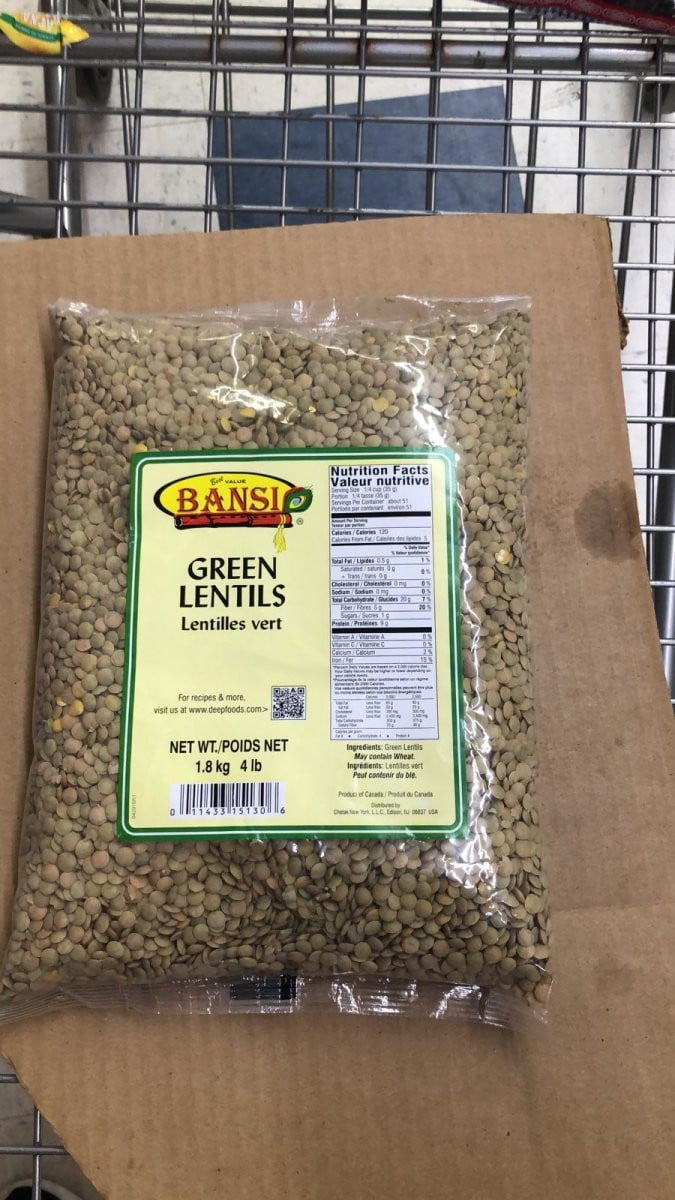 Bansi Green Lentils / 4lbs - Daily Fresh Grocery