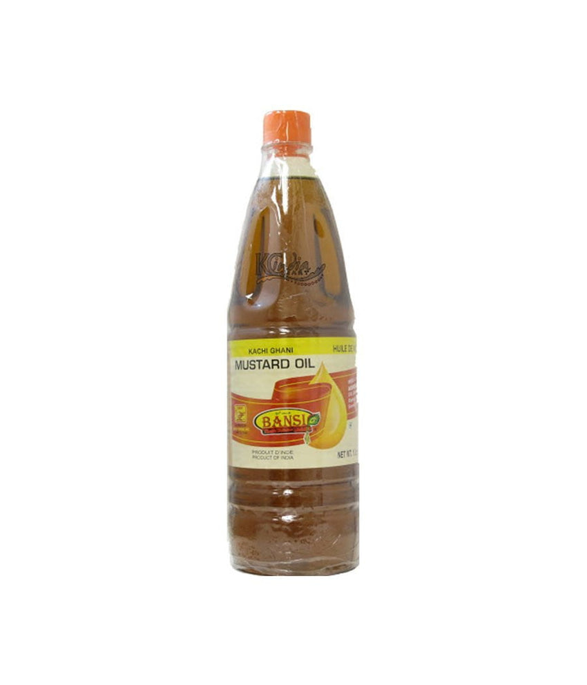 Bansi Kachi Ghani Mustard Oil - 1 Liter - Daily Fresh Grocery