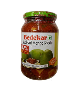 Bedekar Avakkai Mango Pickle - 550 Gm - Daily Fresh Grocery
