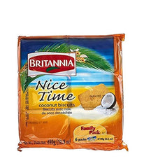 Britannia Nice Time Coconut Biscuits - 480 Gm - Daily Fresh Grocery