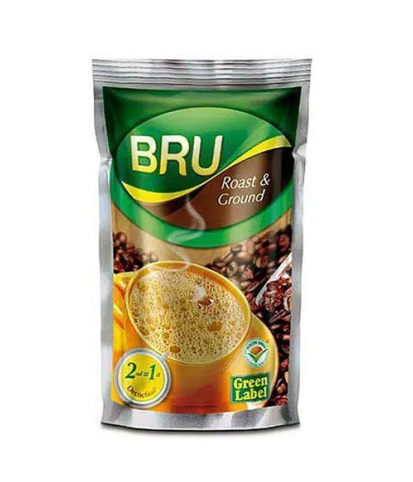 Bru Roast & Ground Green Label Coffee 7 oz / 200 gram - Daily Fresh Grocery