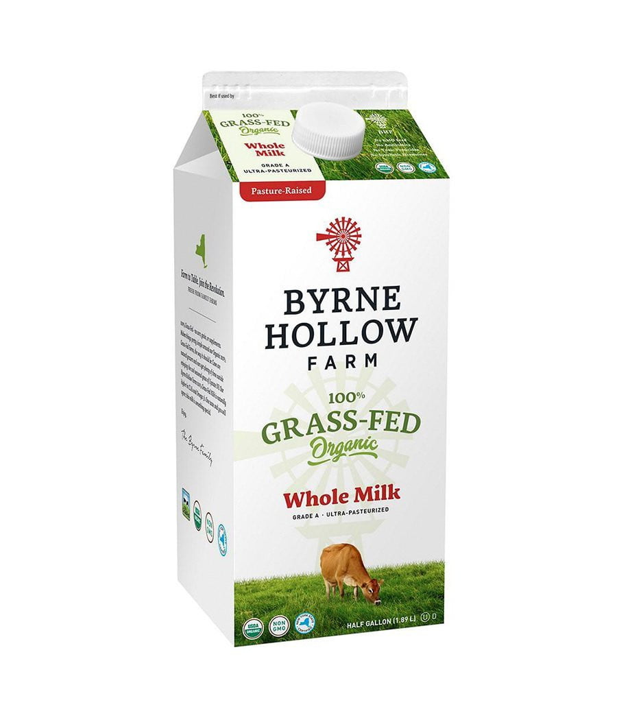 Byrne Farm Fresh Glass Milk Half Gallon Whole – Manhattan Milk