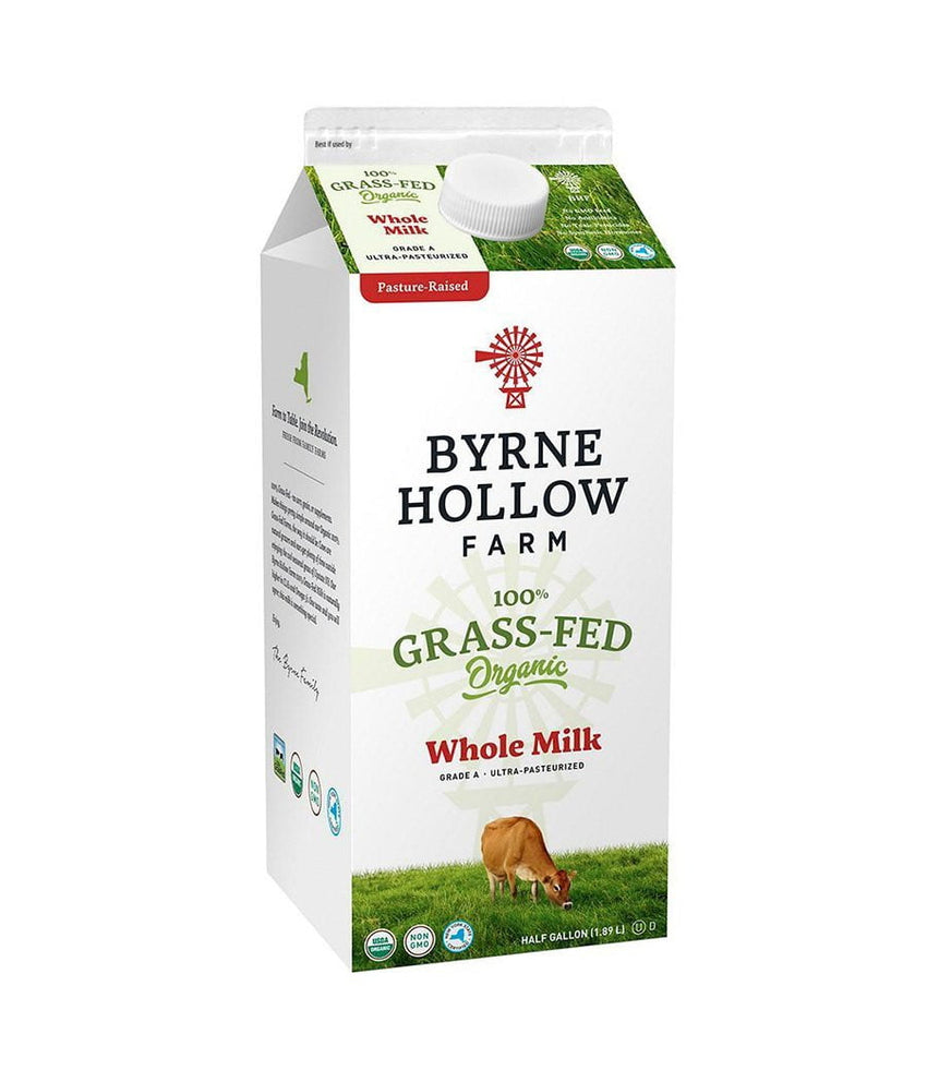 Byrne Hollow Farm 100% Grass-Fed Organic Whole Milk, 64 oz. - Daily Fresh Grocery