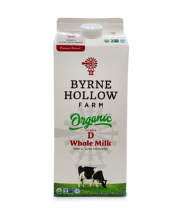 Byrne Hollow Farm Organic Whole Milk - 1.89 Ltr - Daily Fresh Grocery